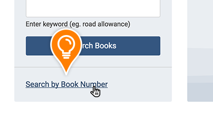 The Search by Book Number link is highlighted